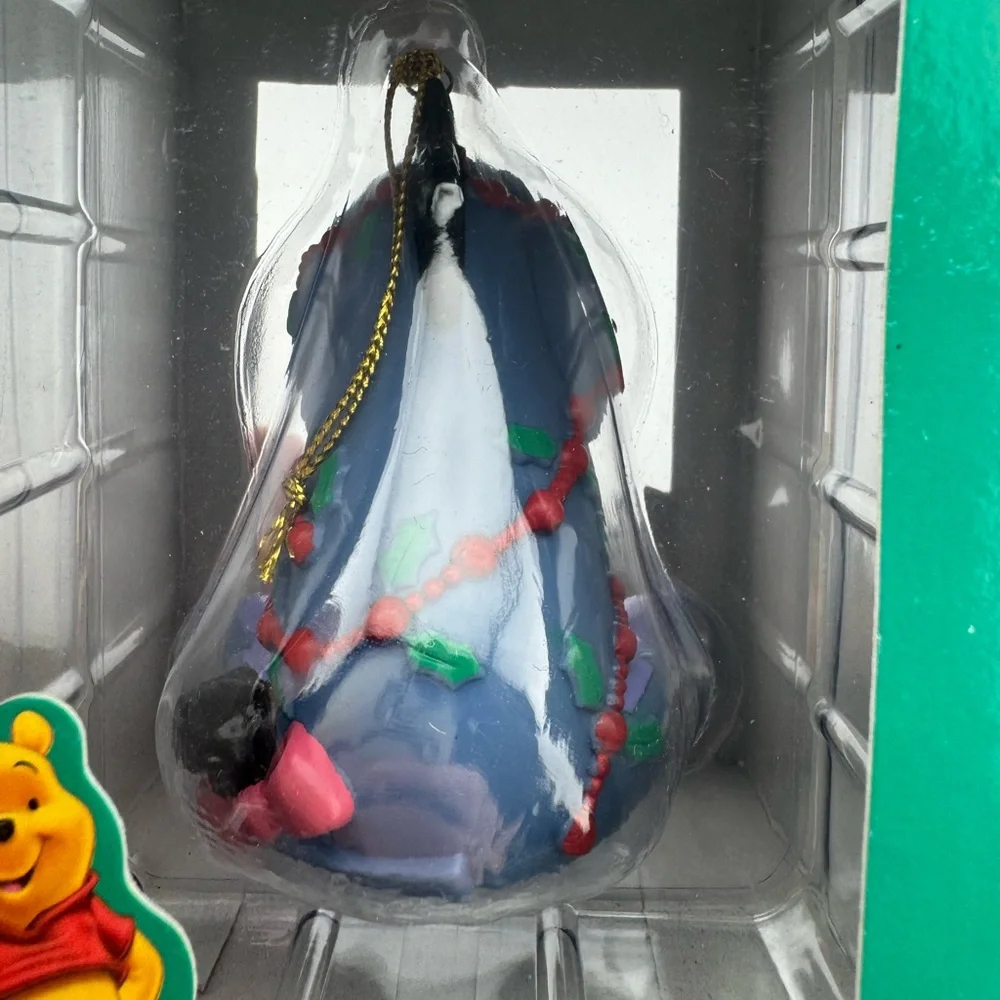 Disney Winnie‎ the Pooh Eeyore Christmas Ornament - Purple and Blue New Vintage
